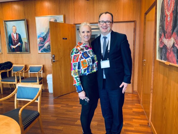 Kerry Kennedy and Laureate 2018 Adam Bodnar met at the Symposium to discuss challenges concernig human rights and rule of law.
