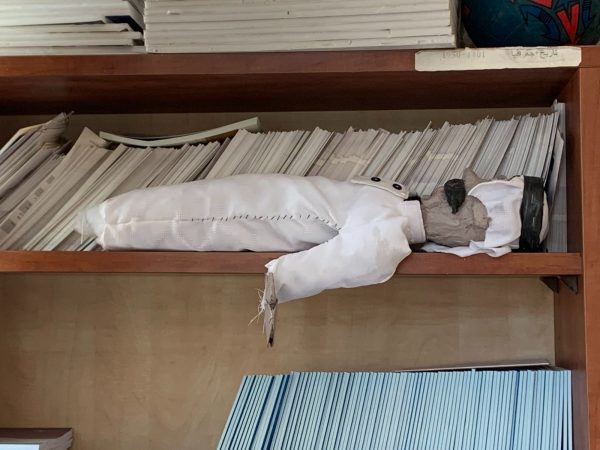 One of many therapy dolls in DCIP’s office. Photo: The Rafto Foundation.